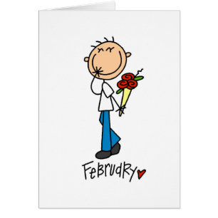 Cartão Mês de fevereiro