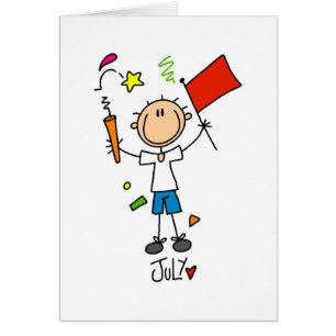 Cartão Mês de julho