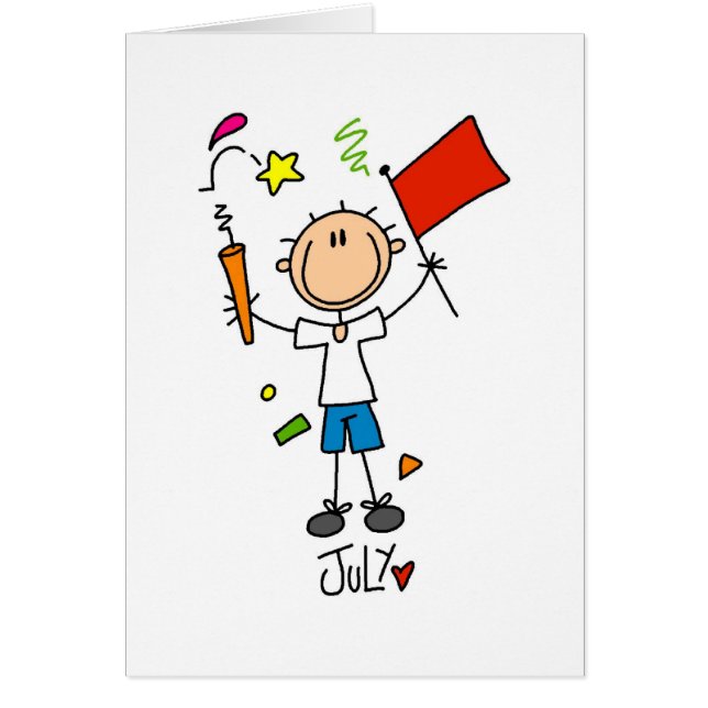 Cartão Mês de julho (Frente)