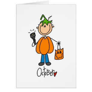 Cartão Mês de outubro