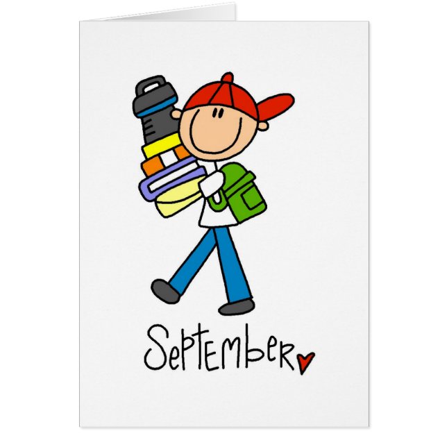 Cartão Mês de setembro (Frente)