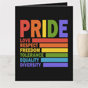 Cartão Mês do Orgulho LGBT