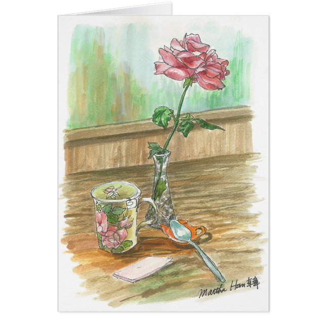 Cartão Mesa ocasional (Frente)