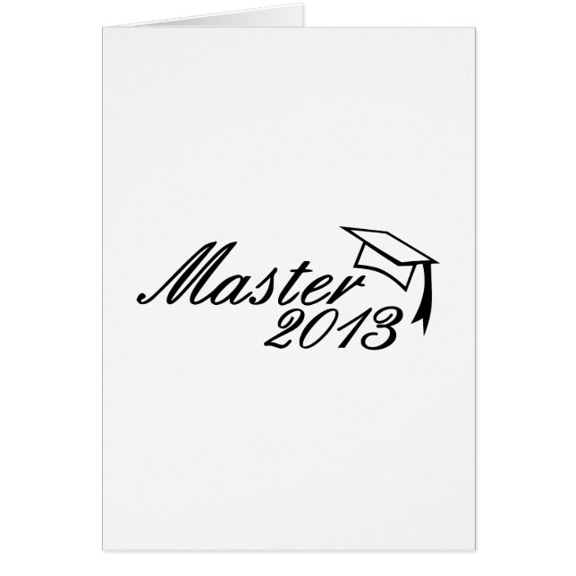 Cartão Mestre 2013 (Frente)