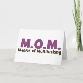 Cartão Mestre de multitarefa MOM