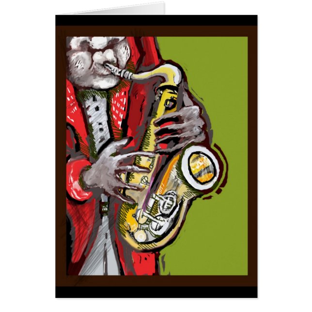 Cartão Mestre do jazz (Frente)