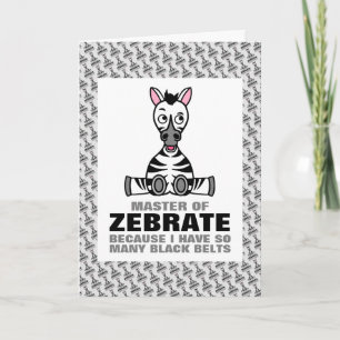 Cartão Mestre em Zebrate, Zebra