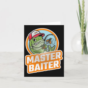 Cartão Mestre Iter Vintage B Pesca Engraçado Anglês 1