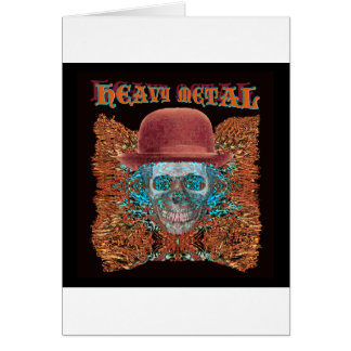 Cartão metal pesado grande