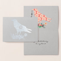 A Chave Do Meu Coração Pink Floral Bird Personaliz