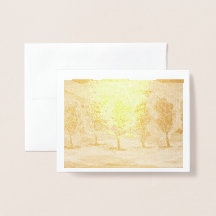 Árvores Roxas por Mark Edward Westerfield Gold Foi