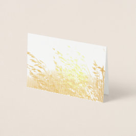 Cartão Metalizado Aveia no Sol
