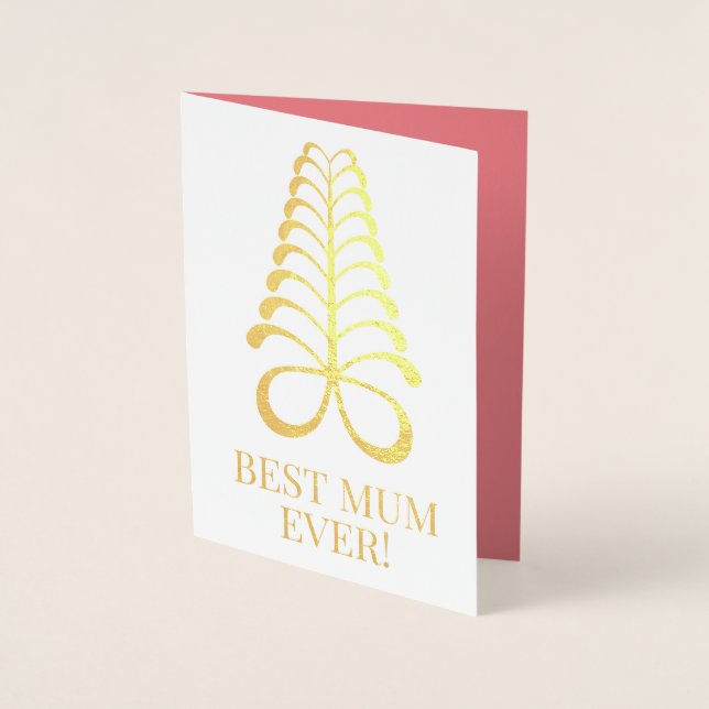 Cartão Metalizado ‘Aya’ Mother’s Day card (Frente)