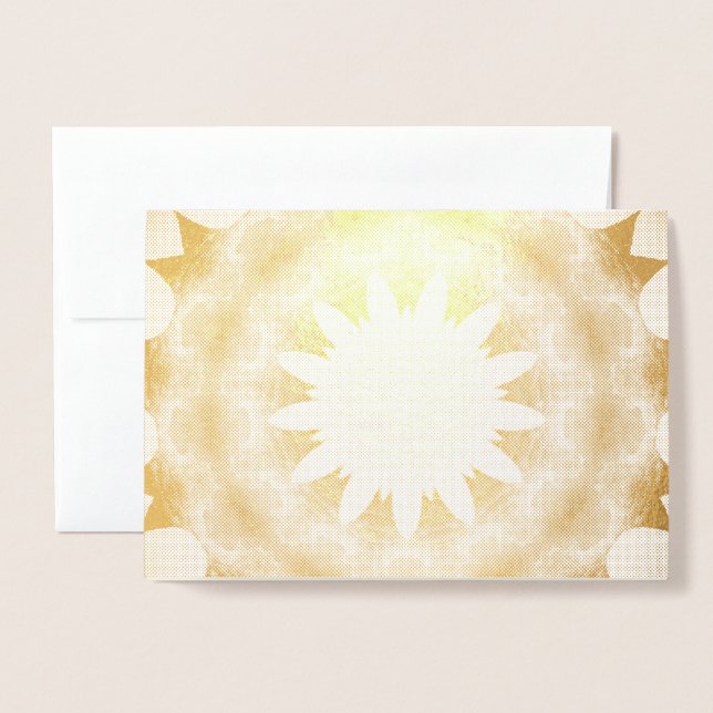 Cartão Metalizado Belo Sol (Frente com envelope)