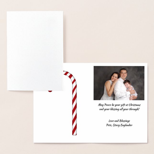 Cartão Metalizado Boas Festas pra Todos, Design Divertido de Natal,  (Exibição)