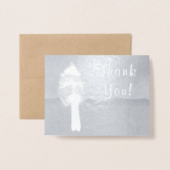 Cartão Metalizado Cardinal Ghear (Frente com envelope)