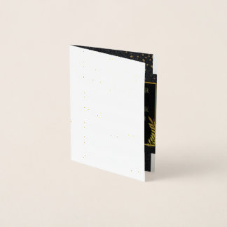 Cartão Metalizado Celebrando Seu Sucesso