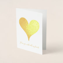 Chic Dourado Heart