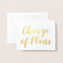 Chic Elegant Change of Plan Wedding Dourado
