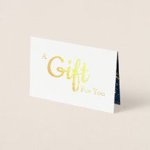 Chic Salon Spa Foil Gift Card