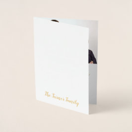 Cartão Metalizado ChicA Foto Mais Maravilhosa do Ano