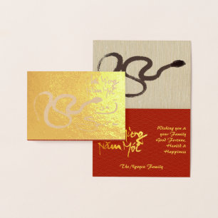 Cartão Metalizado Cobra original desenhando Lunar 2025 Foil FGC do L