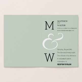 Cartão Metalizado Convocação para o Casamento de Romance Elegante em