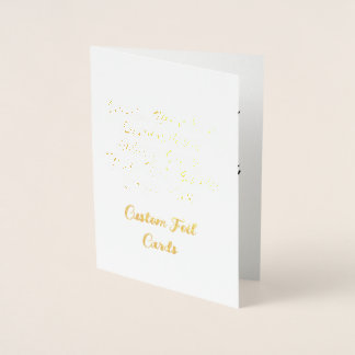 Cartão Metalizado Crie As Suas Próprias Cartas Personalizadas