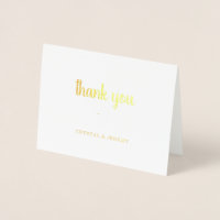 Cute Simple Heart Casamento Agradecimento