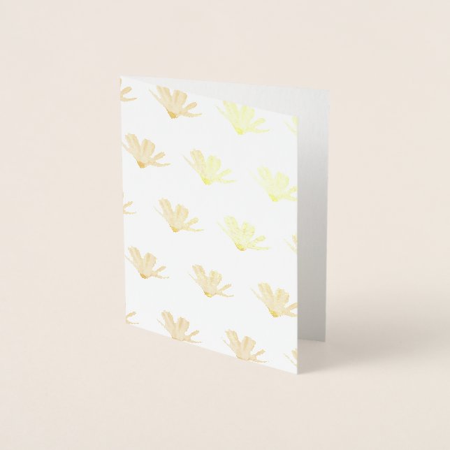 Cartão Metalizado Daisy Rosa (Frente)