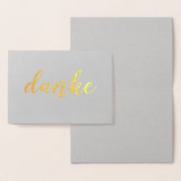 Danke German Obrigado Elegante Brush Script