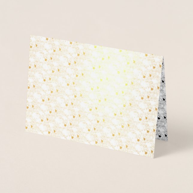 Cartão Metalizado design de ponto quatro (Frente)