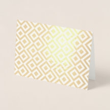 Dourado e Branco Meander gravado