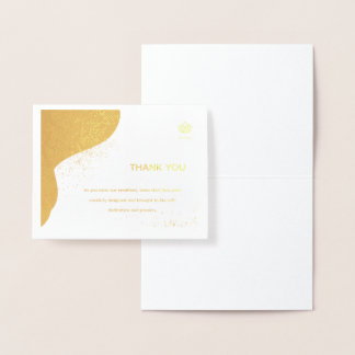 Cartão Metalizado Elegant Thank You Card