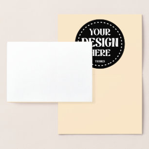 Cartão Metalizado Elegante, refinado, elegante e minimalista