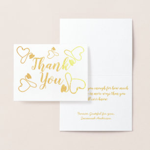 Cartão Metalizado Enfermeiro Médico Trabalhador de Saúde Obrigado