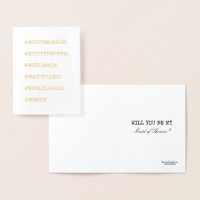 Engraçado Bridesmaid ou Madrinha de casamento