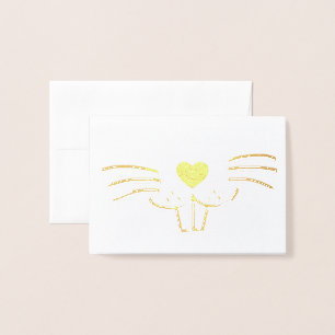 Cartão Metalizado Engraçado desenho animado do Coelhinho da Páscoa