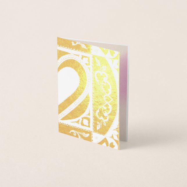 Cartão Metalizado Estaremos Juntos (Frente)