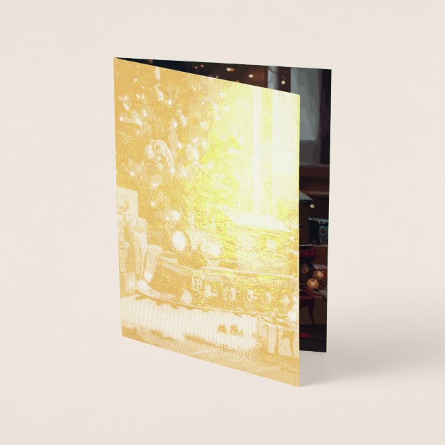 Cartão Metalizado Expresso Festivo (Frente)