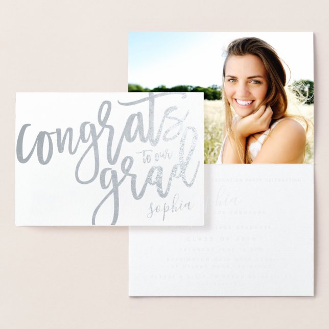 CARTÃO METALIZADO FELICITA O NOSSO FORMANDO (Exibição)