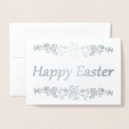 Cartão Metalizado Felz pascoa