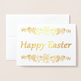 Cartão Metalizado Felz pascoa