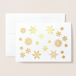 Cartão Metalizado Flocos de Neve Brilhantes Que Neve Adicione Foto,