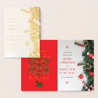 Cartão Metalizado Foil Invitation