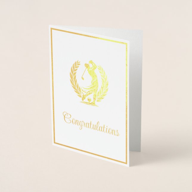 Cartão Metalizado Golfe (Frente)