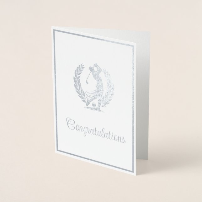 Cartão Metalizado Golfe (Frente)