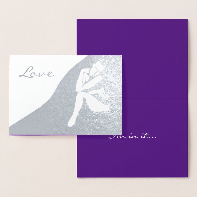 Cartão Metalizado HAMbyWG - Amor (Exibição)