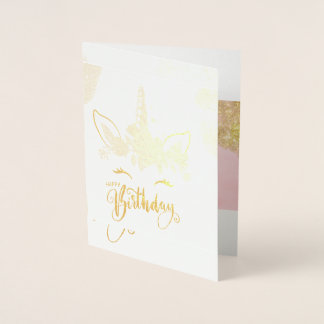Cartão Metalizado joyeux anniversaire, card in French, birthday card