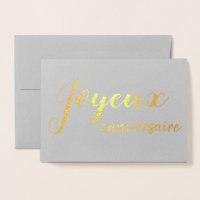 Joyeux Anniversaire French Happy Birthday Script